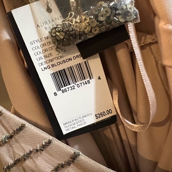 NWT Adrianna Papell long dress. Perfect mother of bride gown. Wedding - Picture 4 of 6